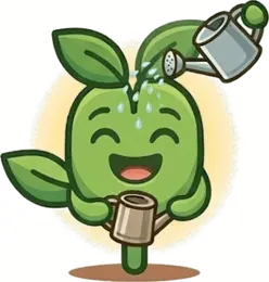La mascota de Plantuka apartando un bote de veneno